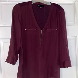 Purple Fortune + Ivy Blouse